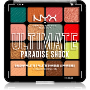 NYX Professional Makeup Ultimate Shadow Palette szemhéjfesték árnyalat Paradise Shock 16 db-Ár
