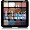 NYX Professional Makeup Ultimate Shadow Palette szemhéjfesték árnyalat Vintage Jean Baby 16 db-Ár