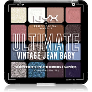 NYX Professional Makeup Ultimate Shadow Palette szemhéjfesték árnyalat Vintage Jean Baby 16 db-Ár