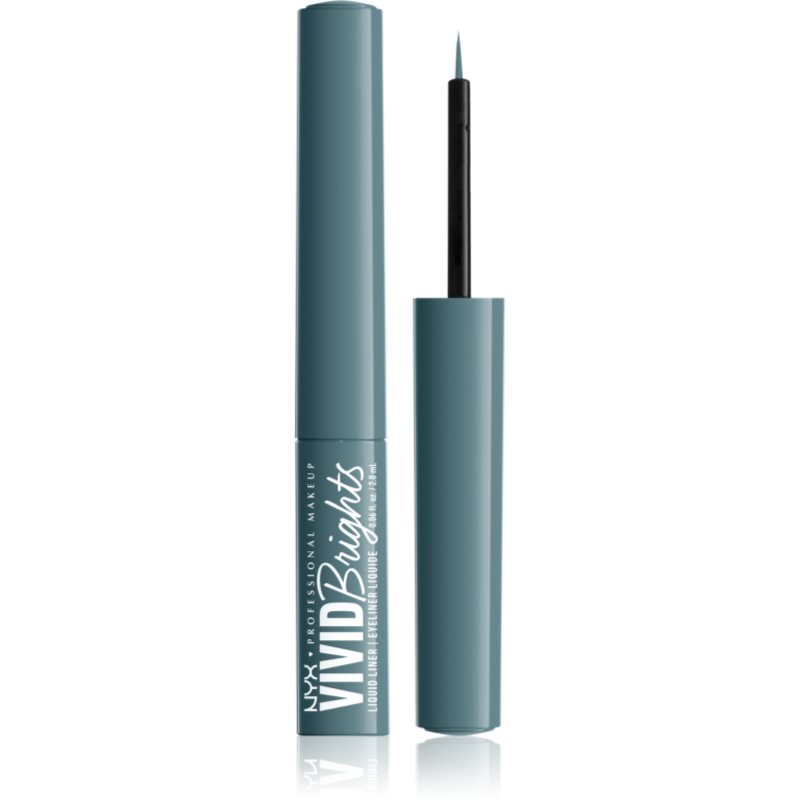 NYX Professional Makeup Vivid Brights szemhéjtus árnyalat 01 Cyan Simp 2 ml-Ár