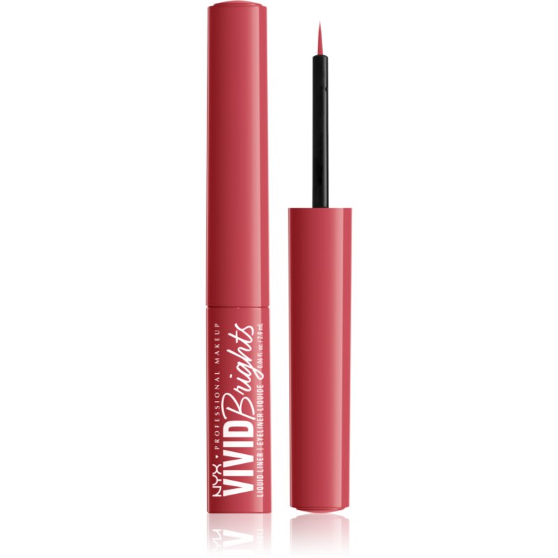 NYX Professional Makeup Vivid Brights szemhéjtus árnyalat 04 On Red 2 ml-Ár