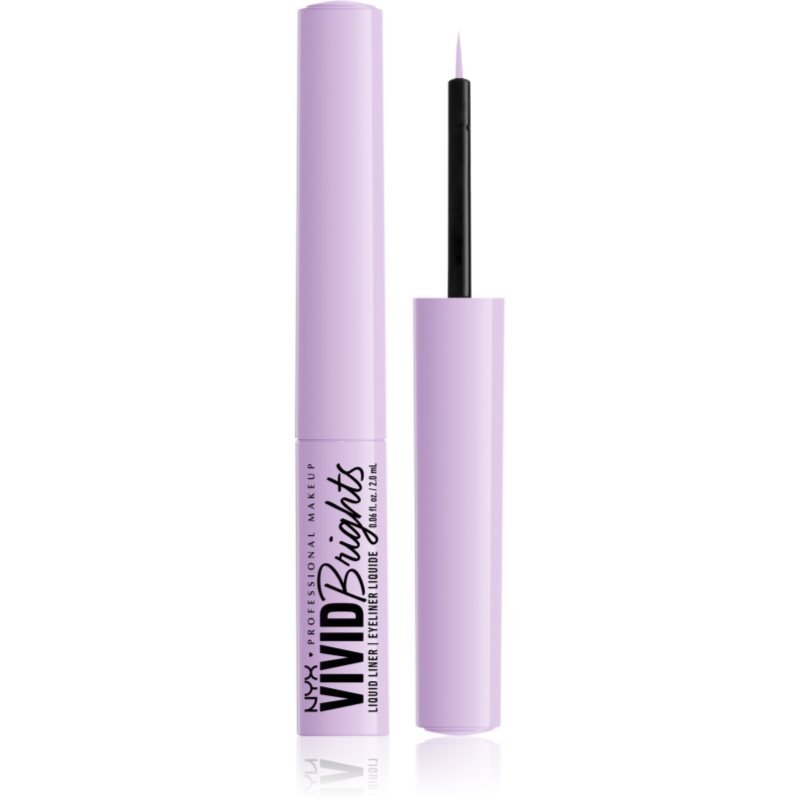 NYX Professional Makeup Vivid Brights szemhéjtus árnyalat 07 Lilac Link 2 ml-Ár