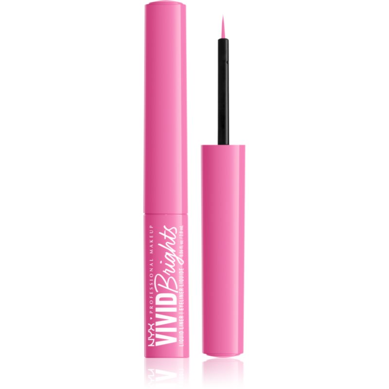 NYX Professional Makeup Vivid Brights szemhéjtus árnyalat 08 Don't Pink Twice 2 ml-Ár