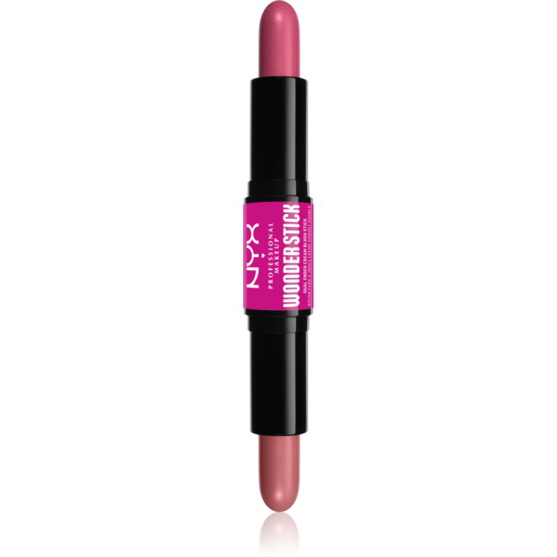 NYX Professional Makeup Wonder Stick Cream Blush dupla végű kontur ceruza árnyalat 01 Light Peach and Baby Pink 2x4 g-Ár