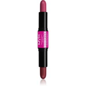 NYX Professional Makeup Wonder Stick Cream Blush dupla végű kontur ceruza árnyalat 04 Deep Magenta N Ginger 2x4 g-Ár