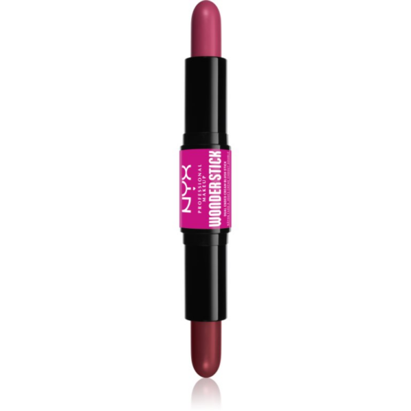 NYX Professional Makeup Wonder Stick Cream Blush dupla végű kontur ceruza árnyalat 04 Deep Magenta N Ginger 2x4 g-Ár