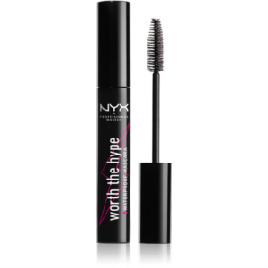 NYX Professional Makeup Worth The Hype vízálló szempillaspirál árnyalat 01 Black 7 ml-Eredeti