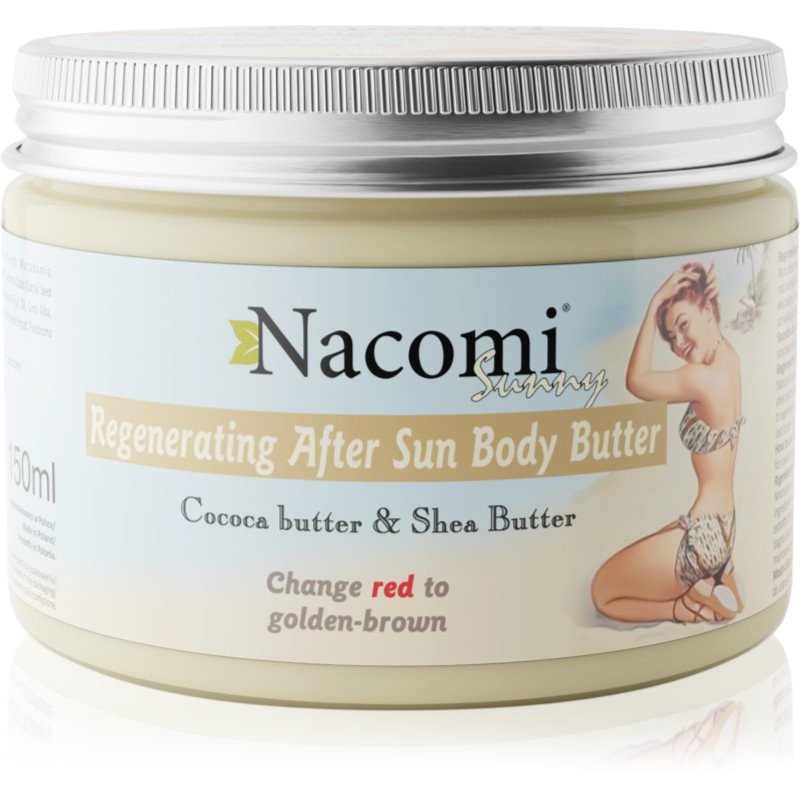 Nacomi Sunny regeneráló vaj a testre napozás után 150 ml