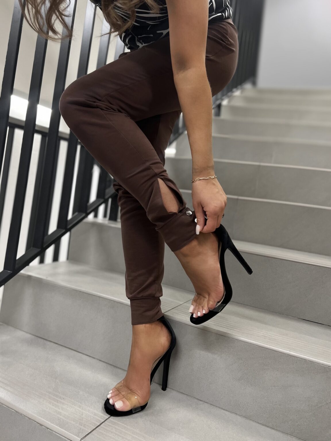 Nadrág barna és Bella BL-1002.brown