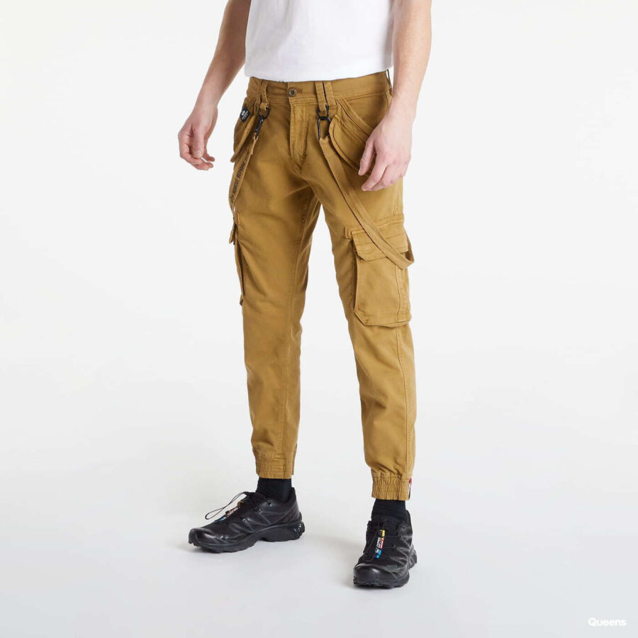 Nadrágok Alpha Industries Utility Pants Brown W33-alacsony-ár