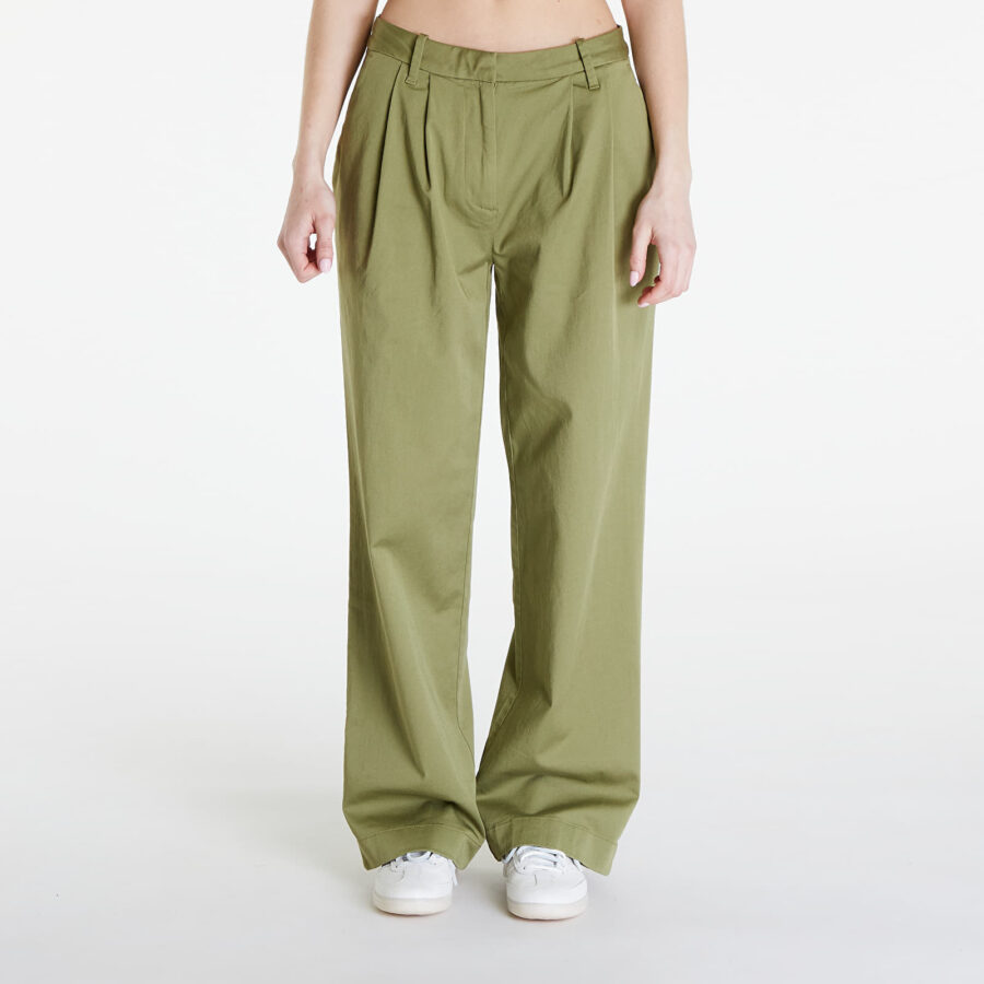 Nadrágok Calvin Klein Jeans Utility Pant Green S-alacsony-ár