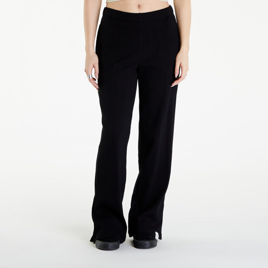 Nadrágok Calvin Klein Jeans Variegated Rib Woven Pants Black XL-alacsony-ár