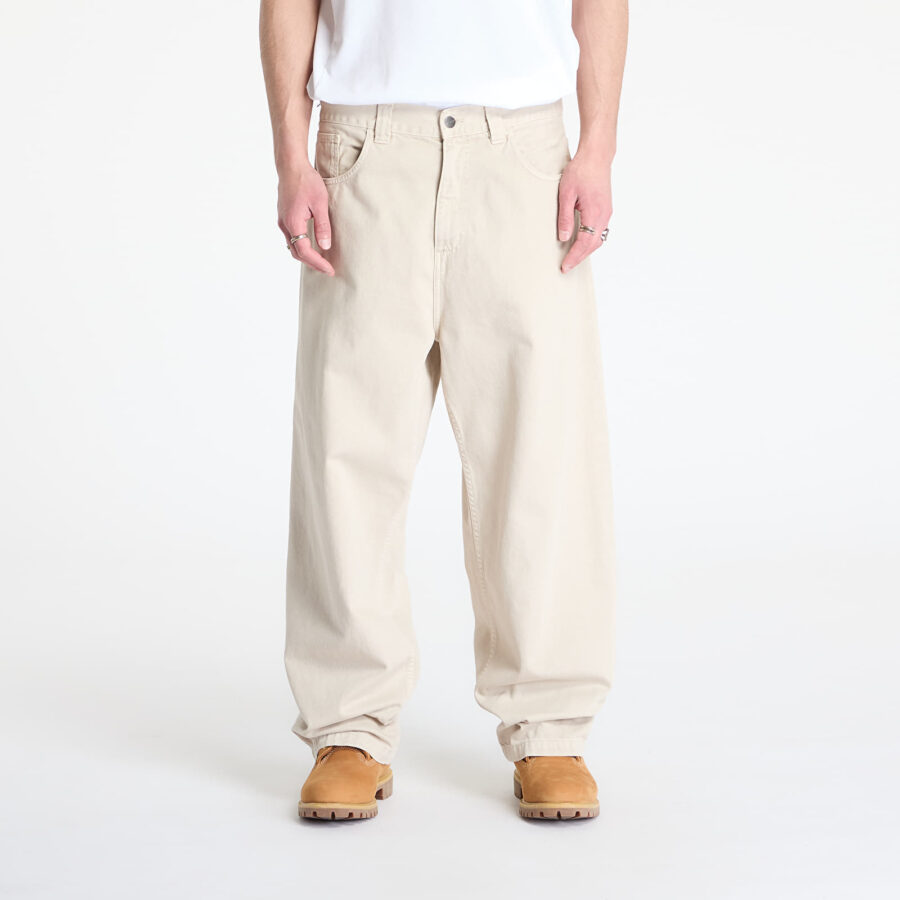 Nadrágok Carhartt WIP Brandon Pant Fleur De Sel Stone Dyed M-alacsony-ár