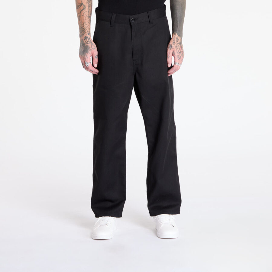 Nadrágok Carhartt WIP Midland Single Knee Pant Black Rigid XS-alacsony-ár