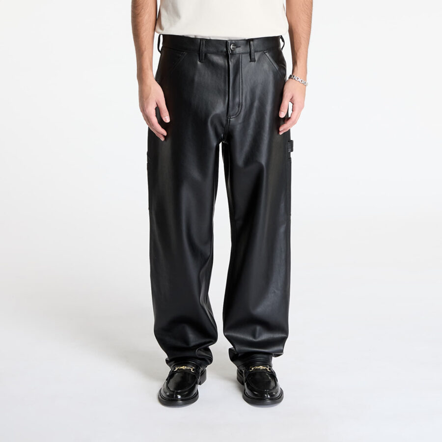 Nadrágok Carhartt WIP Single Knee Pant Black XS-alacsony-ár