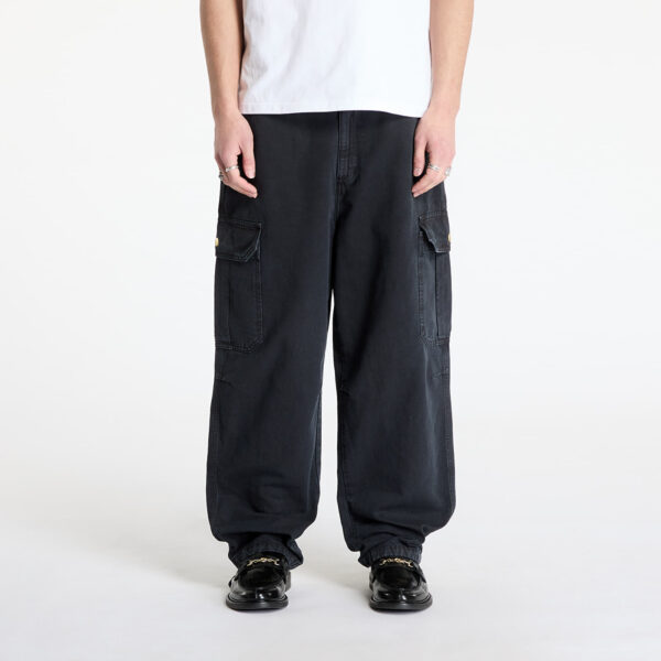 Nadrágok Carhartt WIP Stanton Cargo Pant UNISEX Black Stone Dyed XS-alacsony-ár
