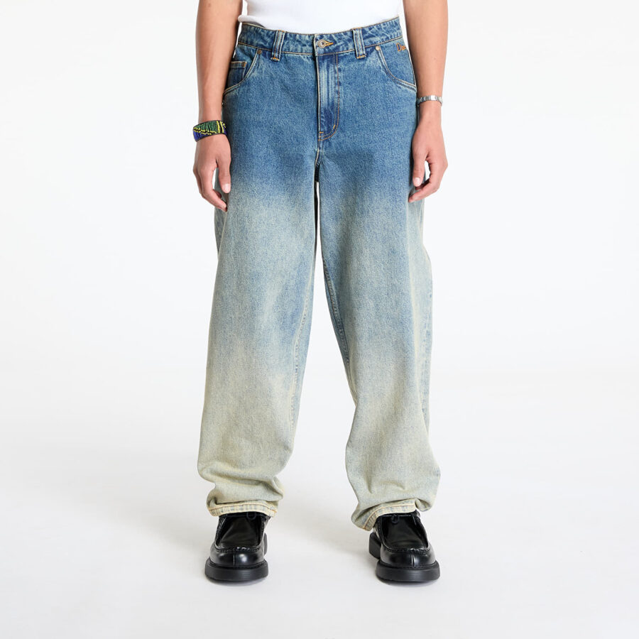 Nadrágok DIME Classic Baggy Denim Pants Dipped Sandblasted Indigo 34-alacsony-ár