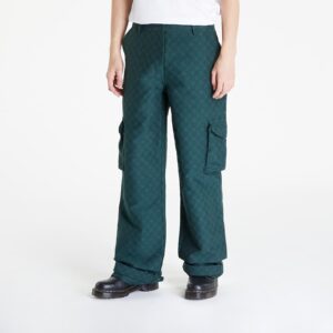 Nadrágok Daily Paper Imani Monogram Pants Pine Green XS-alacsony-ár