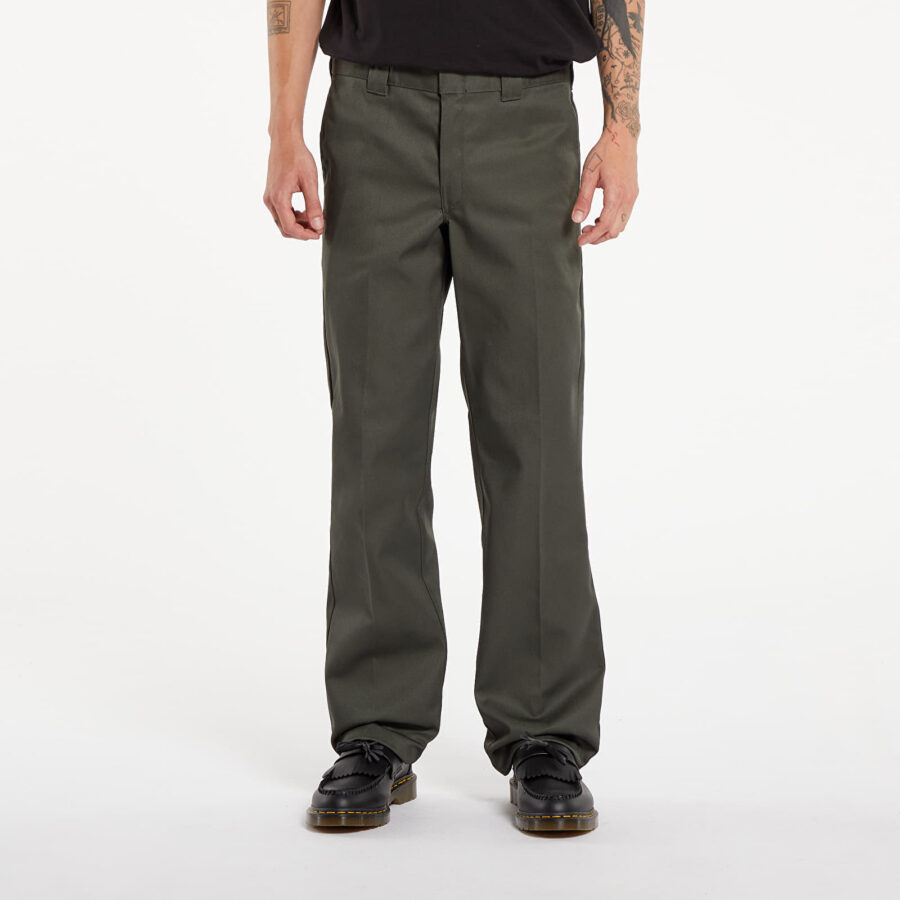 Nadrágok Dickies Original 873 Slim Straight Work Pant Olive Green W38/L34-alacsony-ár