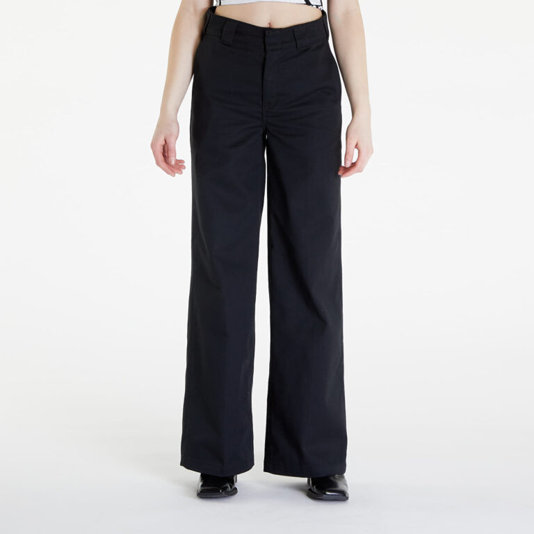 Nadrágok Dickies Wide Leg Work Pant Black W26-alacsony-ár