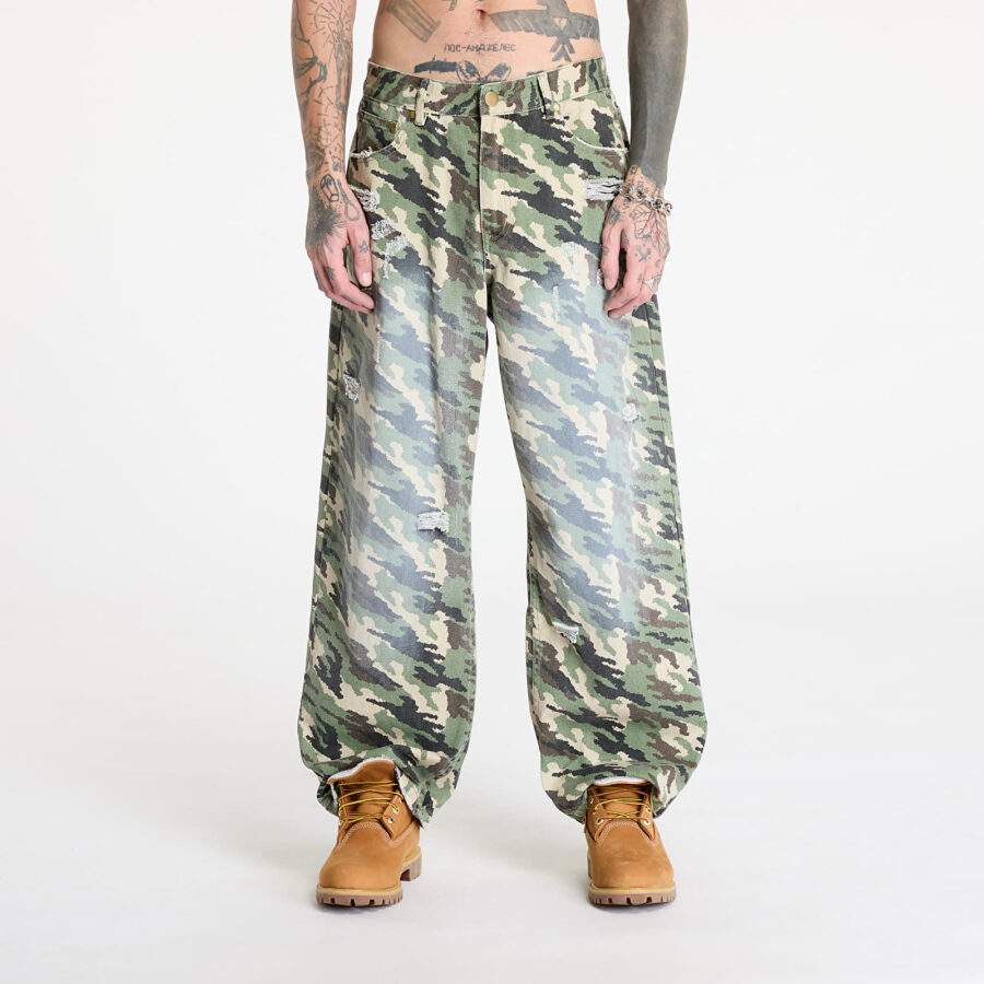 Nadrágok FTSHP x PROSTO Cargo Pants UNISEX Camo 28-alacsony-ár