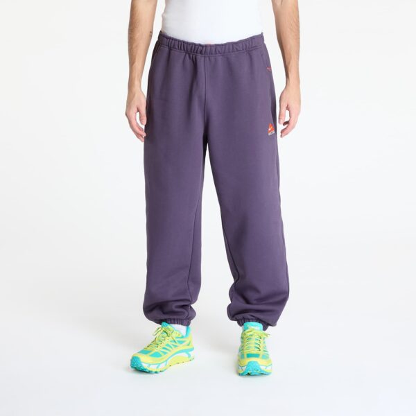 Nadrágok Nike ACG Therma-FIT Repel Tuff Fleece Lungs Pants Dark Raisin/ Safety Orange/ Summit White M-alacsony-ár