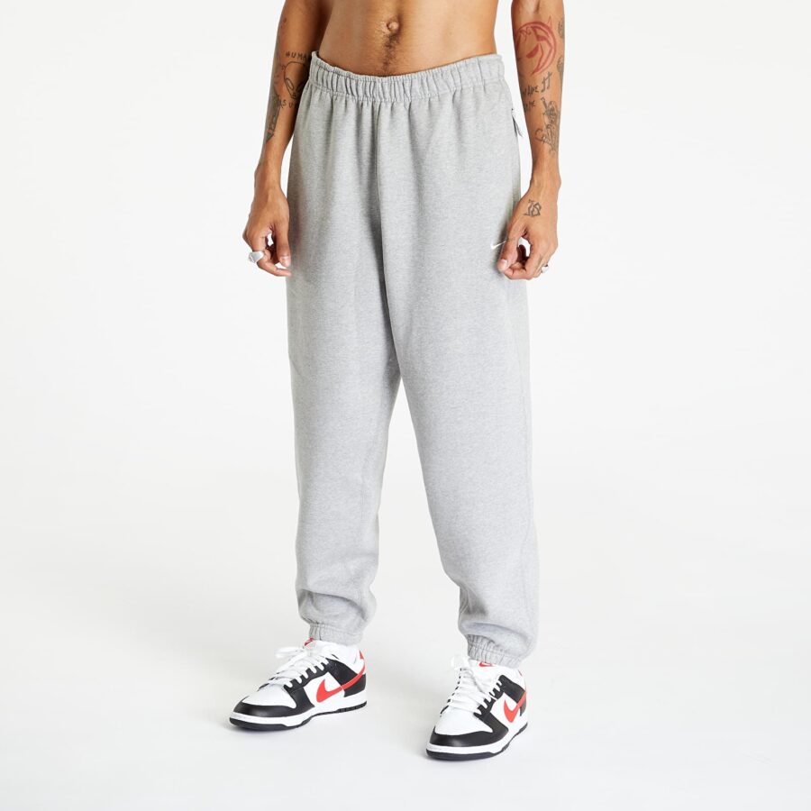 Nadrágok Nike Solo Swoosh Men's Fleece Pants Grey XS-alacsony-ár