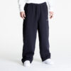Nadrágok Nike Solo Swoosh Men's Open-Hem Brushed-Back Fleece Pants Black/ White M-alacsony-ár