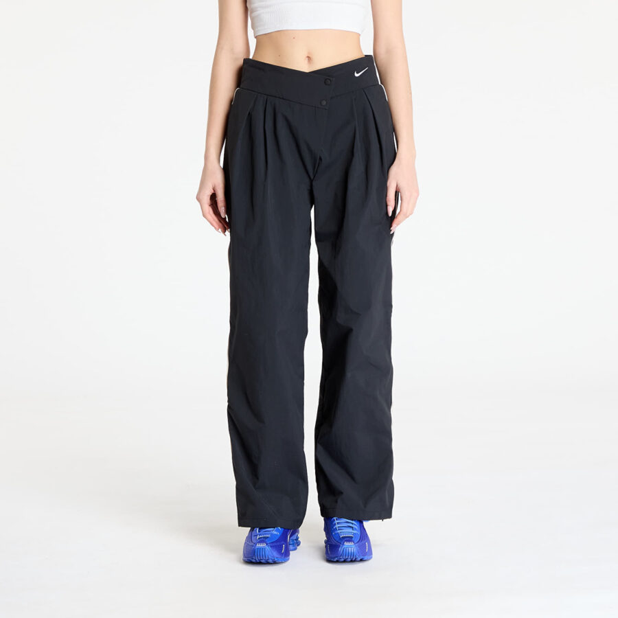 Nadrágok Nike Sportswear Collection Women's Asymmetric Waist Trousers Black/ Lt Iron Ore/ White XS-alacsony-ár