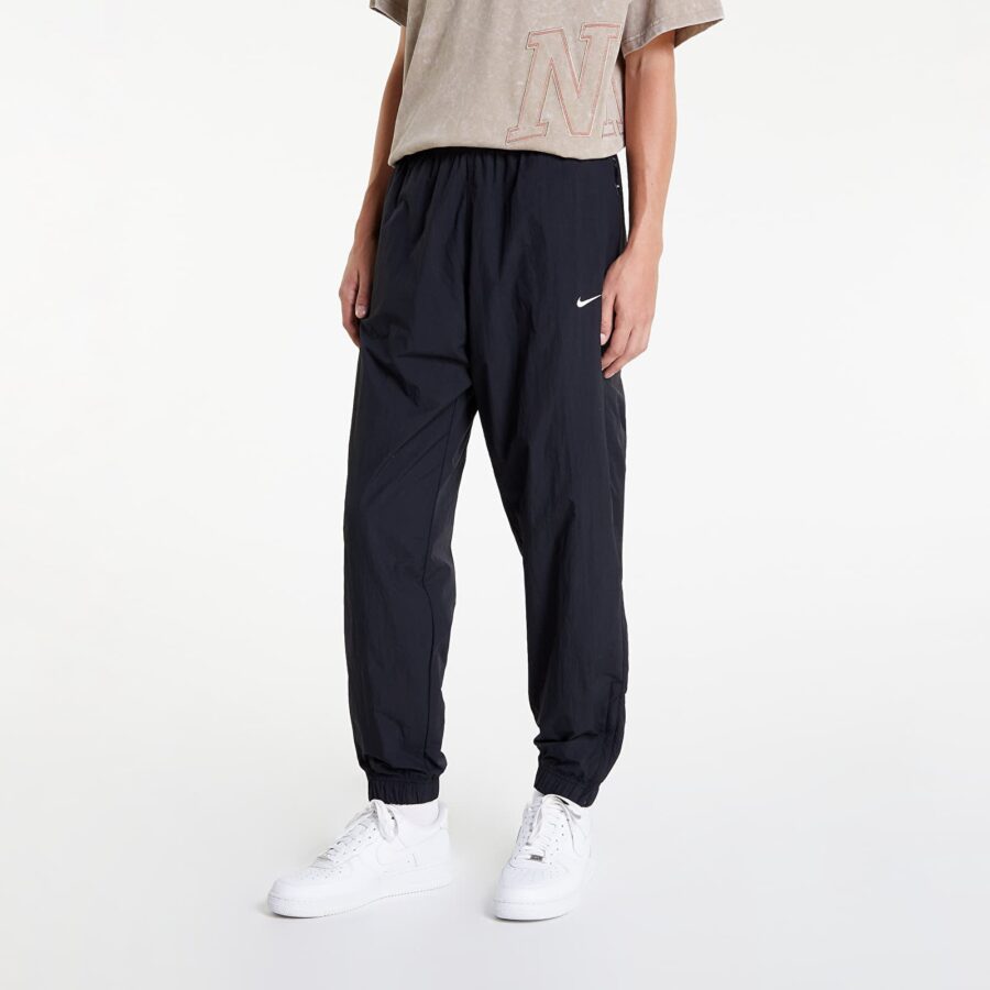 Nadrágok Nike Sportswear Solo Swoosh Men's Track Pants Black/ White XXL-alacsony-ár