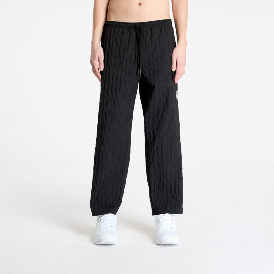 Nadrágok PLEASURES Rescue Pleated Cargo Pants Black S-alacsony-ár