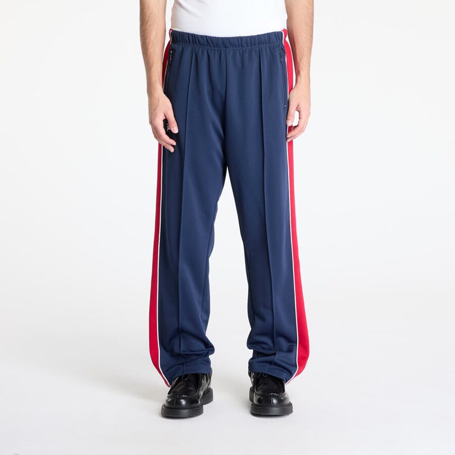 Nadrágok Patta Tricot Straight Track Pants Black Iris M-alacsony-ár