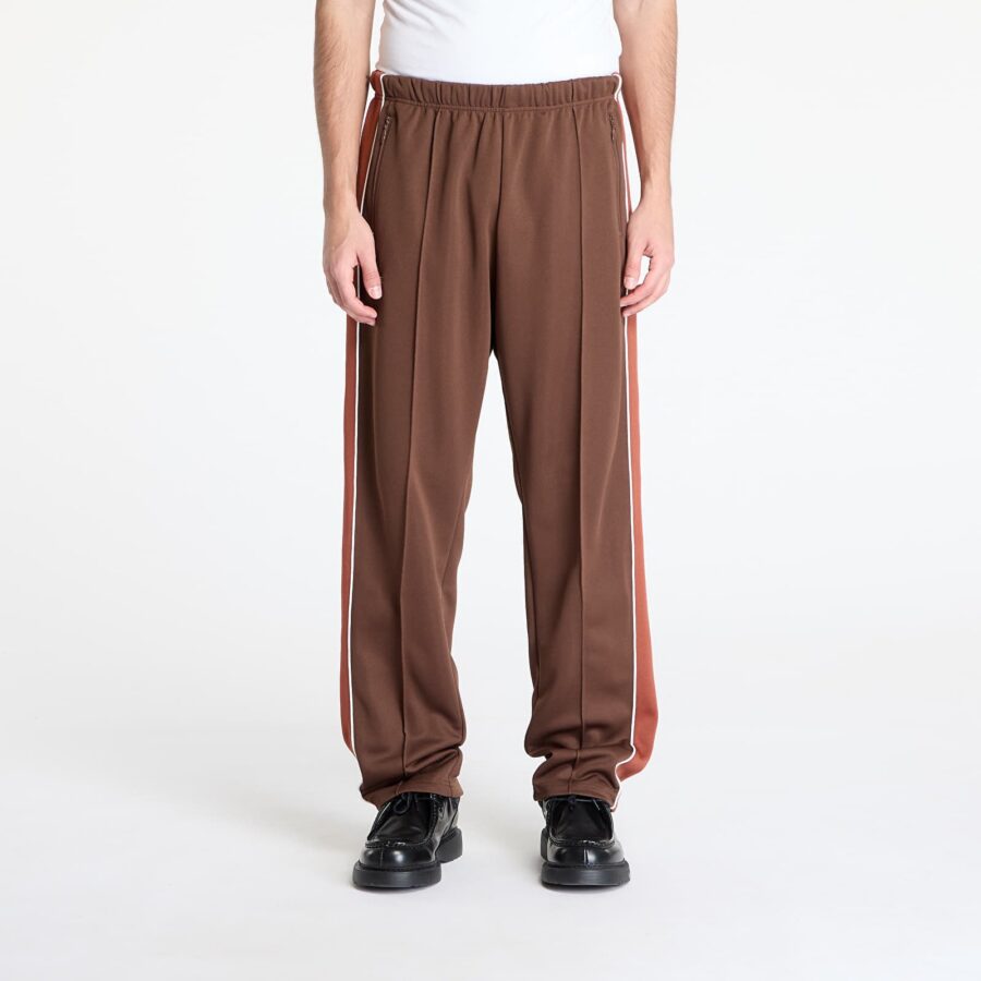 Nadrágok Patta Tricot Straight Track Pants Chestnut M-alacsony-ár