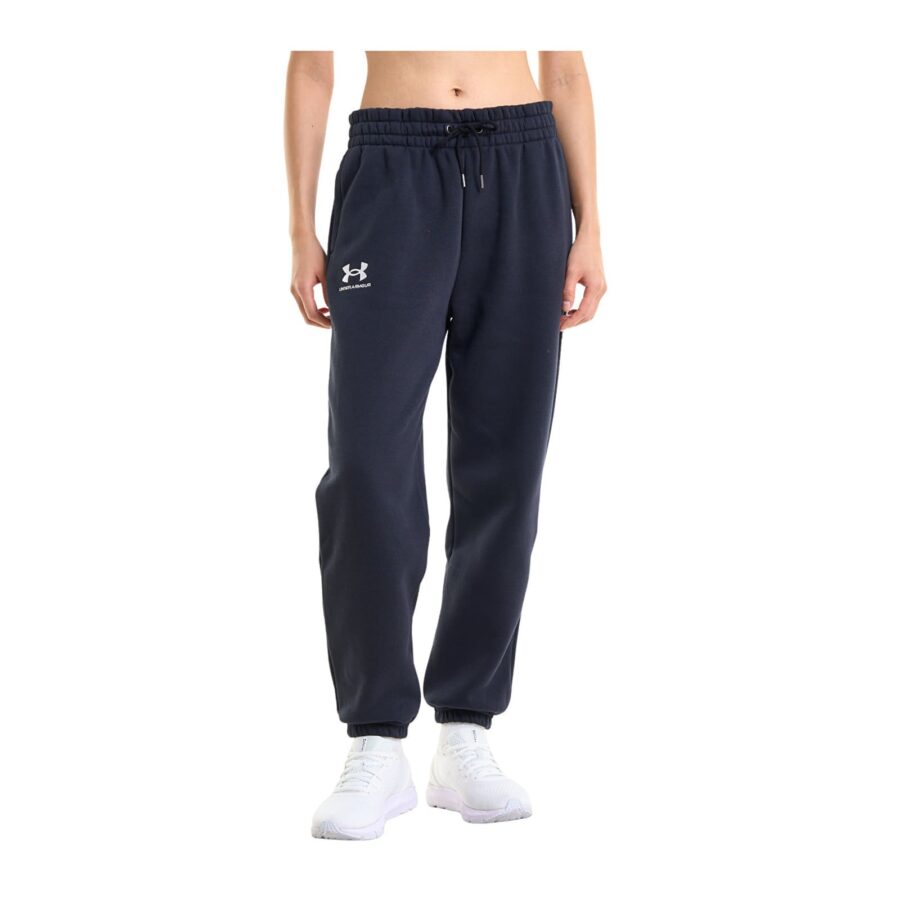 Nadrágok Under Armour Icon Fleece Jogger Black/ White XS-alacsony-ár