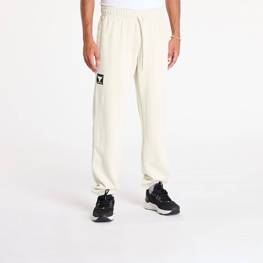 Nadrágok Under Armour Project Rock Heavyweight Terry Joggers Silt/ Black S-alacsony-ár