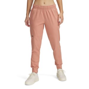 Nadrágok Under Armour Unstoppable Jogger Canyon Pink/ Black XS-alacsony-ár