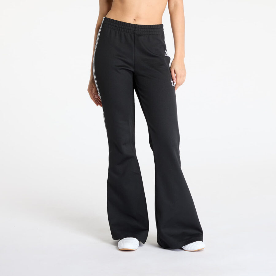 Nadrágok adidas Adicolor 3 Stripe Flared Track Pant Black S-alacsony-ár