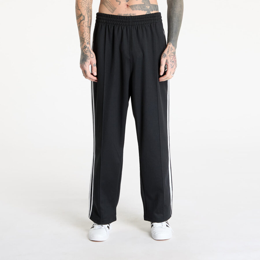 Nadrágok adidas Firebird Adicolor Baggy Fit Trackpant Black M-alacsony-ár