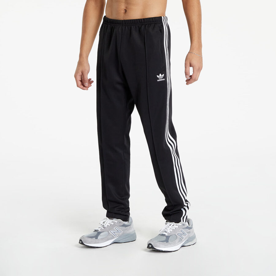 Nadrágok adidas Originals Adicolor Classics Beckenbauer Track Pant Black/ White S-alacsony-ár