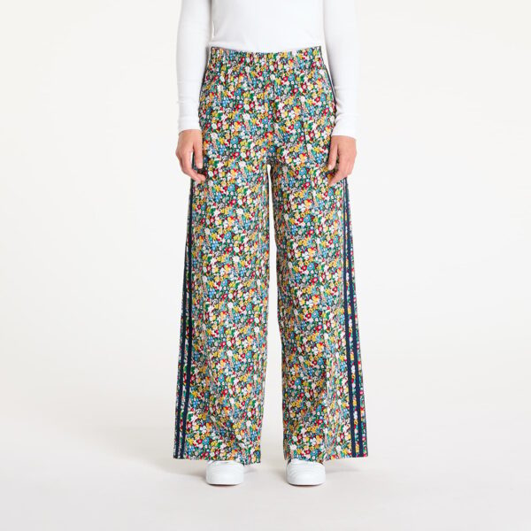 Nadrágok adidas Originals X Liberty London Wide Leg Trackpants Multicolor/ Night Indigo XS-alacsony-ár