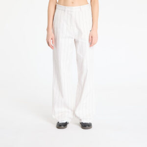 Nadrágok adidas Pinstripe Twill Loose Pants White/ Off White/ Night Indigo 34-alacsony-ár