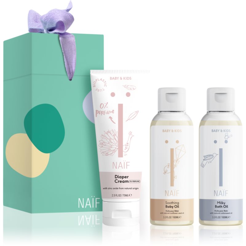 Naif Baby & Kids Newborn Essentials Set ajándékszett gyermekeknek születéstől kezdődően-Ár