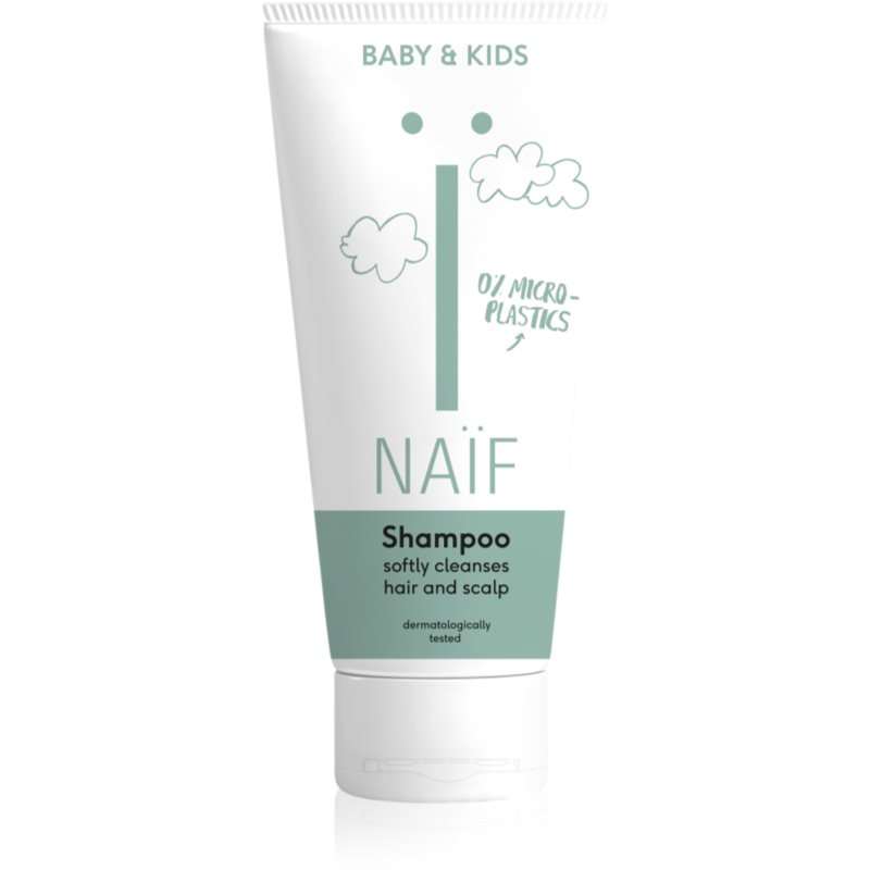 Naif Baby & Kids Shampoo finom állagú tisztító sampon gyermekeknek 200 ml-Eredeti