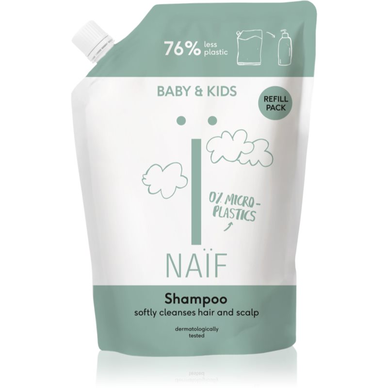 Naif Baby & Kids Shampoo tápláló sampon gyermekeknek születéstől kezdődően utántöltő 500 ml-Ár