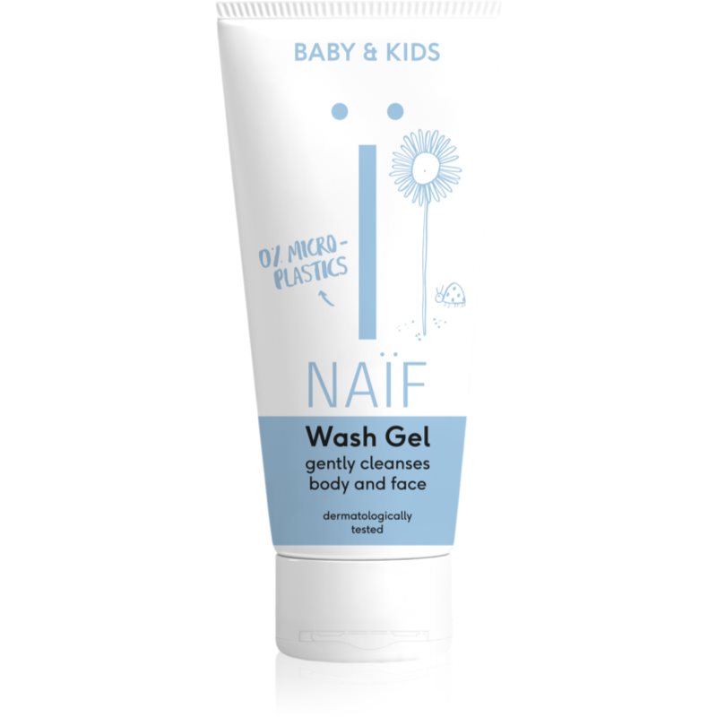 Naif Baby & Kids Wash Gel tisztító gél gyerekeknek és csecsemőknek testre és arcra 100 ml-Ár