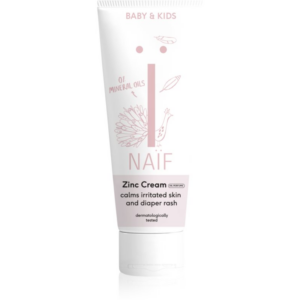 Naif Baby & Kids Zinc Cream nyugtató popsiápoló gyermekeknek születéstől kezdődően parfümmentes 75 ml-Ár
