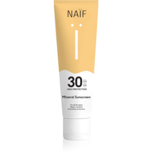Naif Sun Mineral Sunscreen SPF 30 védőkrém napozásra SPF 30 vízálló 100 ml-Ár