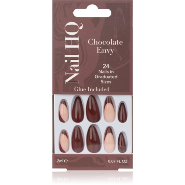 Nail HQ Almond műköröm Chocolate Envy 24 db-Ár