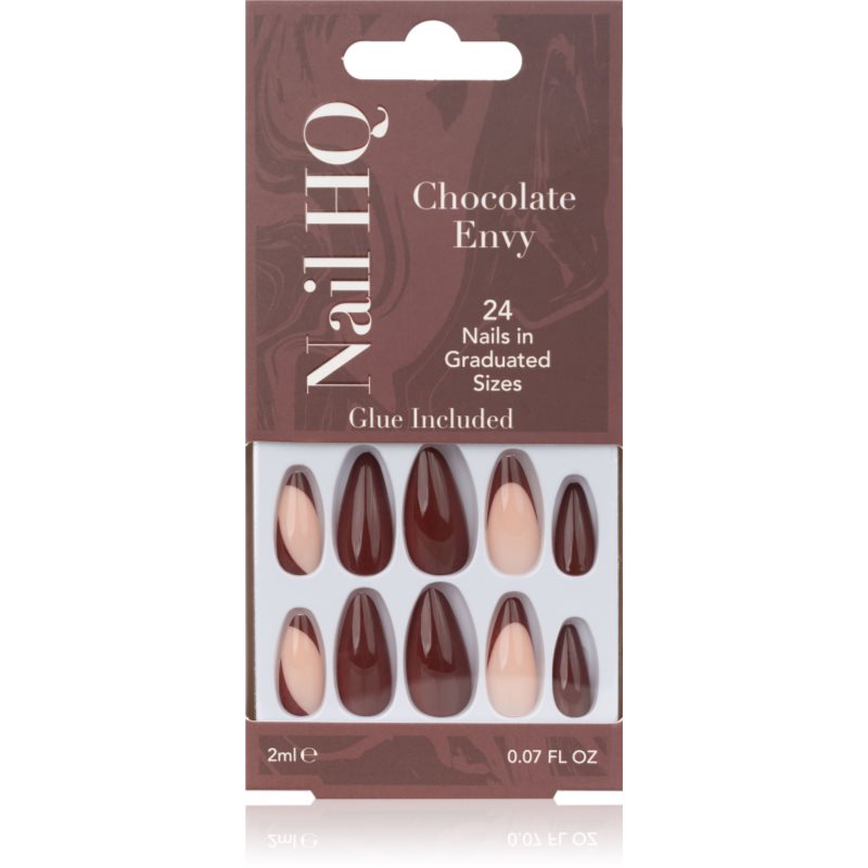 Nail HQ Almond műköröm Chocolate Envy 24 db-Ár