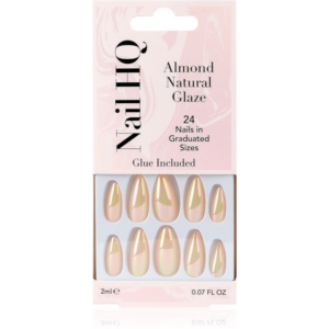 Nail HQ Almond műköröm Natural Glaze 24 db-Ár